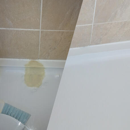 Shower tray crack and bathroom resealing. Done in Bristol city