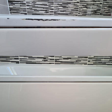 Rusty Enamel on steel bath repaired in Bristol