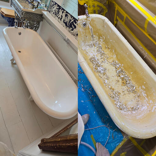 Bath re-enamelling done Bristol
