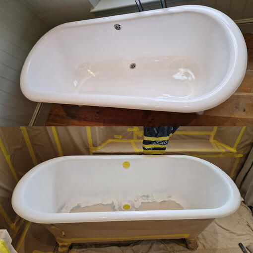 Bath re-enamelling done Bristol