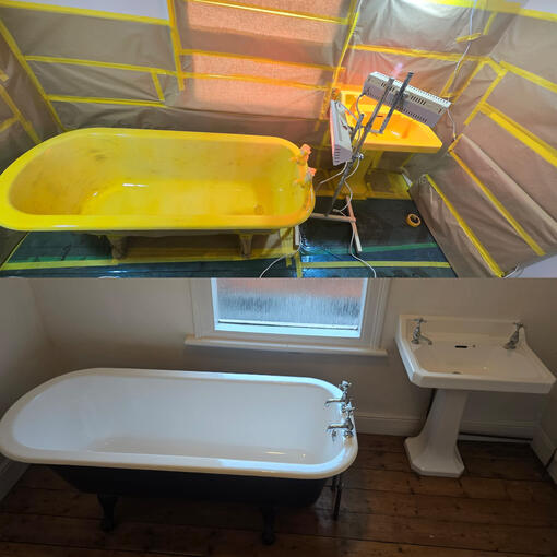 Bath re-enamelling done Bristol