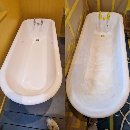 Bath re-enamelling done Bristol