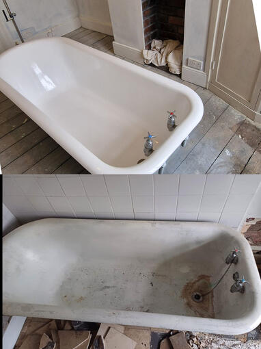 Bath re-enamelling done Bristol