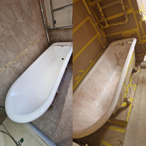 Bath re-enamelling done Bristol