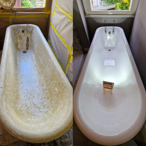 Bath re-enamelling done Bristol